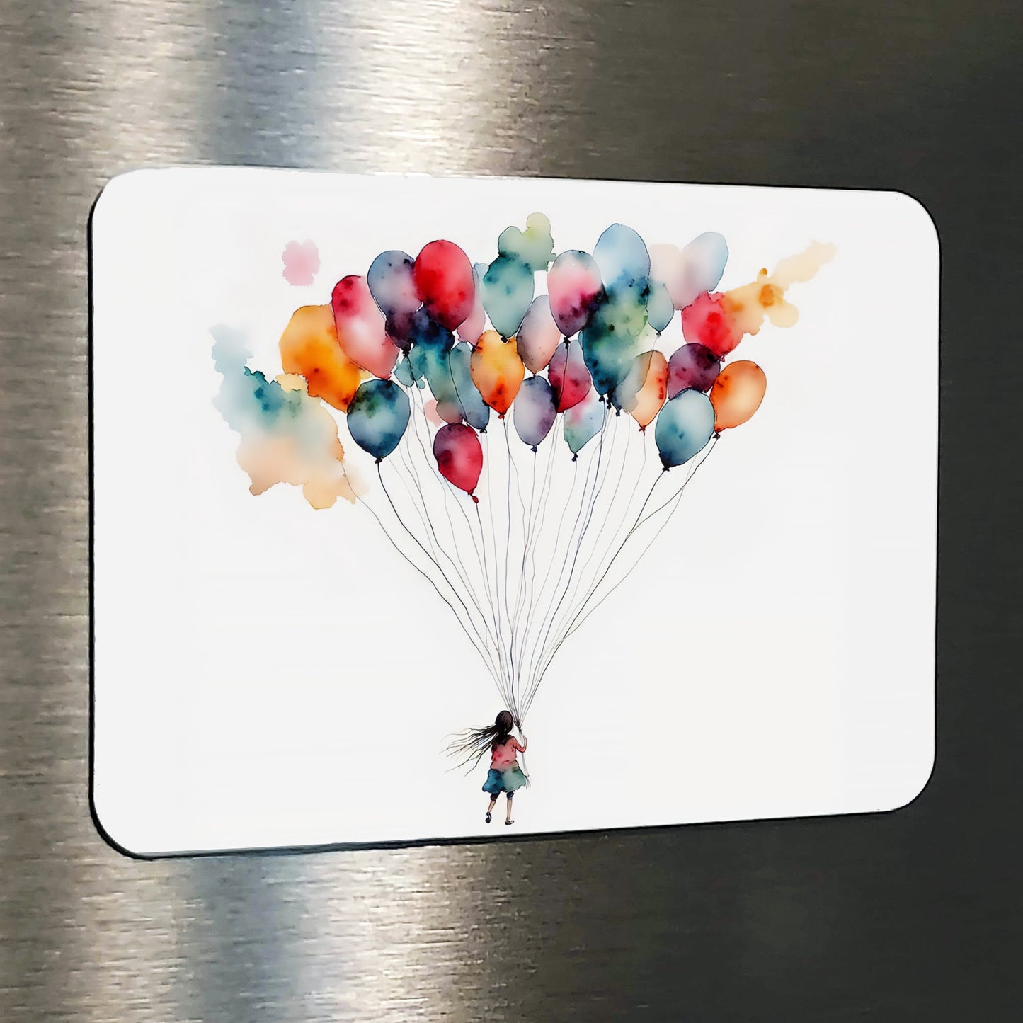 "Eventful Balloons" Whimsical Balloon Wall Art Print Home Decor