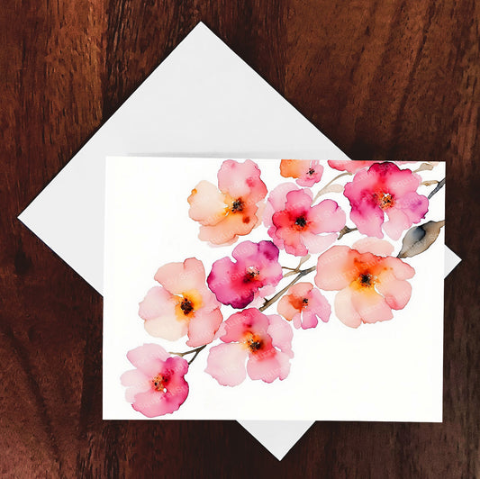 Floral Crush Watercolor Style Floral Art
