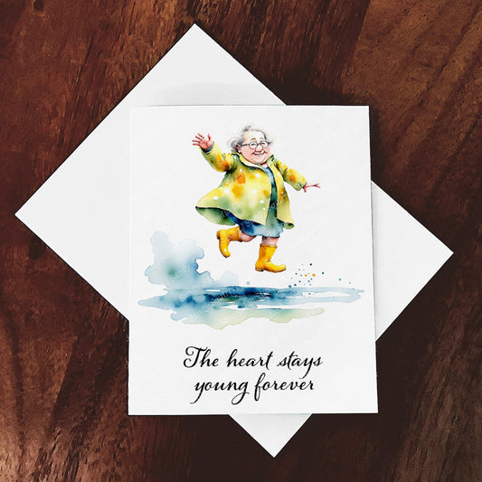 Joy Whimsical Watercolor Style Inspirational Art