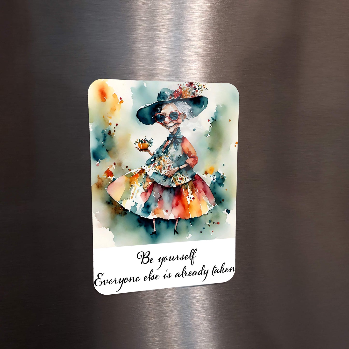 "Life of the Party" Original Whimsical Grandmother Art