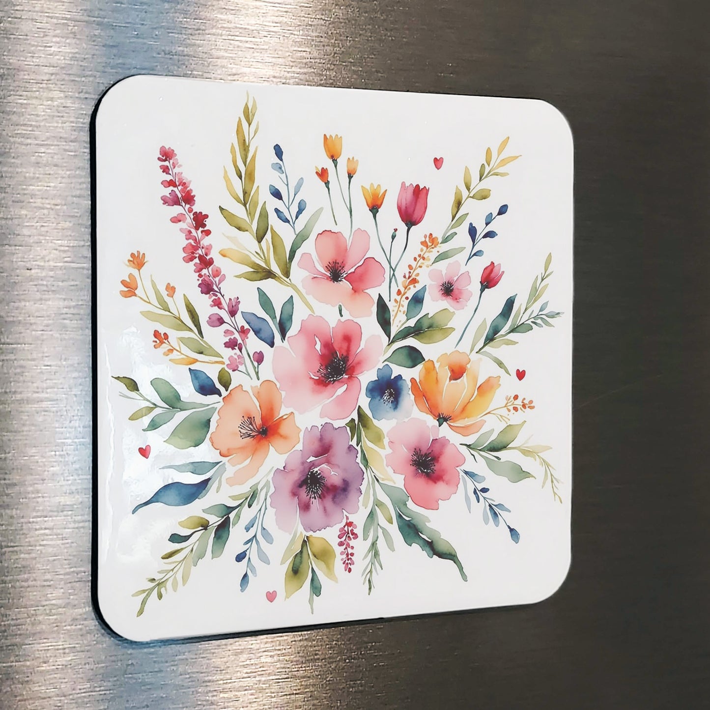 Love in Bloom Watercolor Style Greeting Card