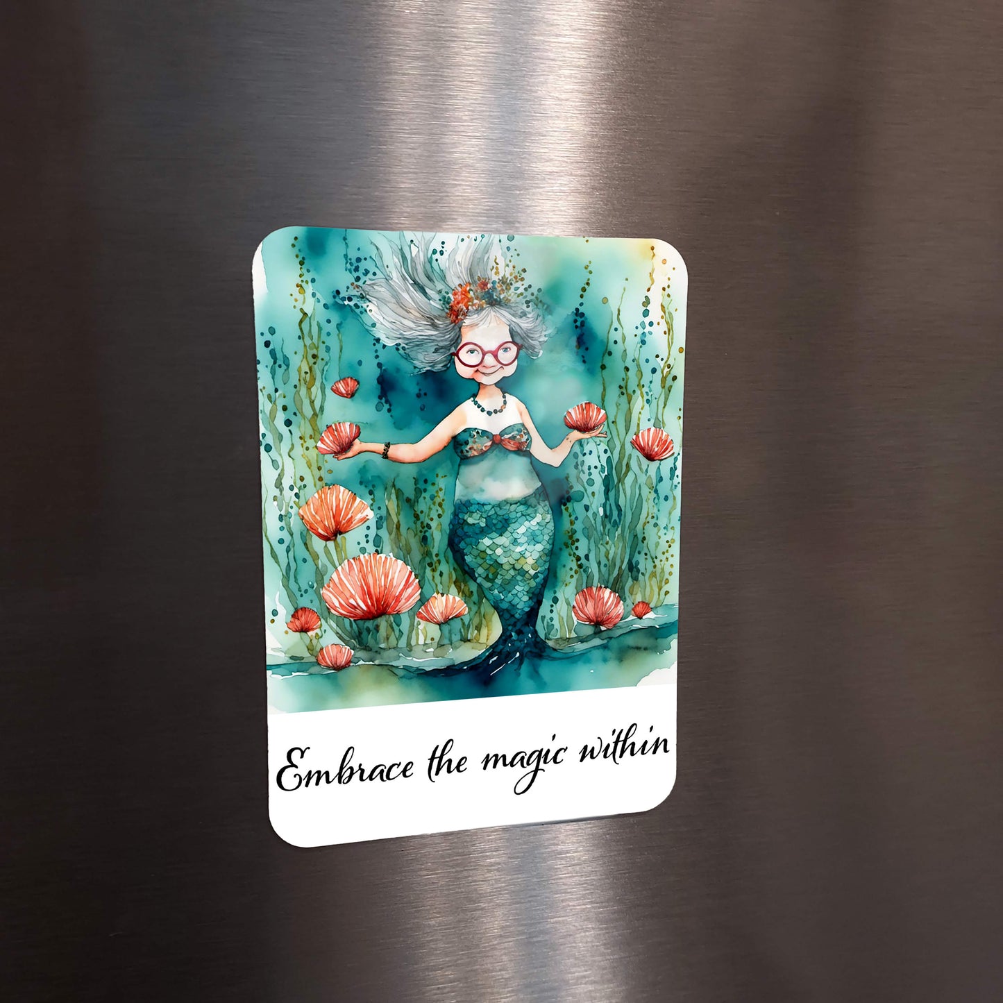 "Magic" Original Whimsical Mermaid Grandmother Art