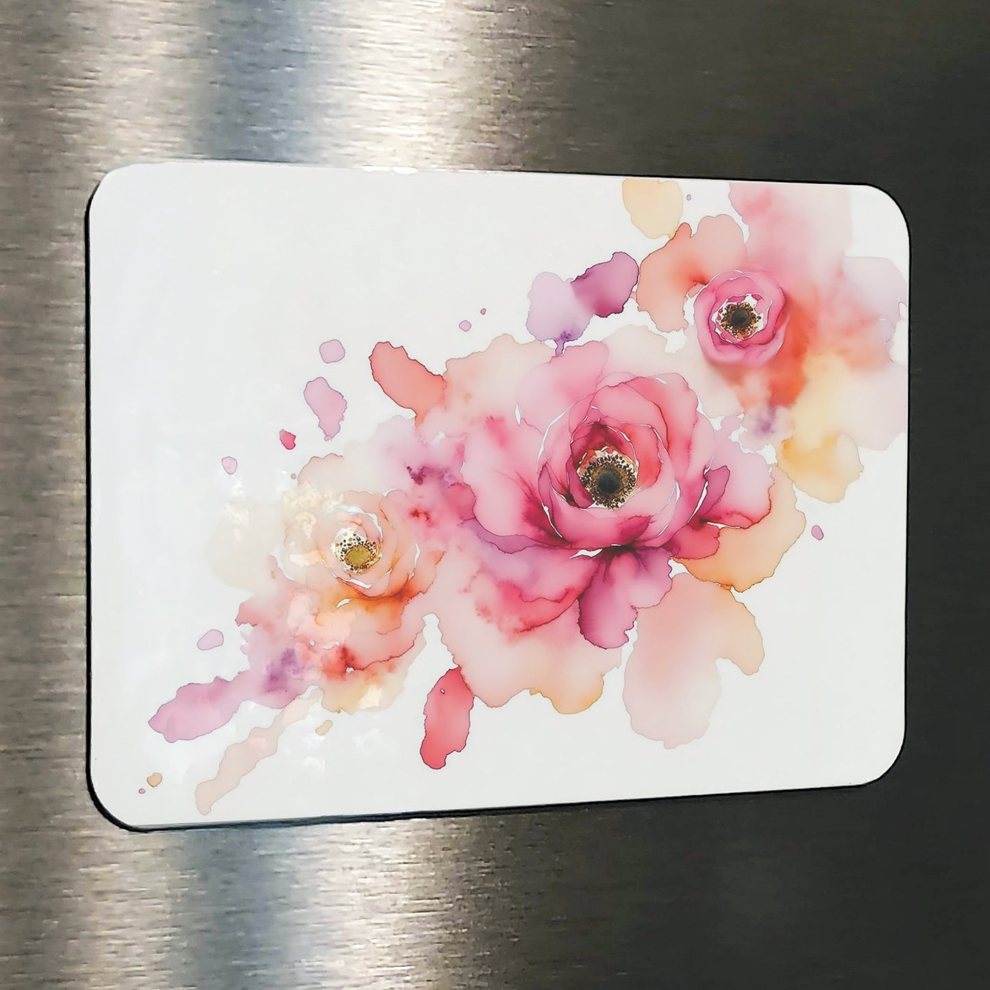 Radiate Watercolor Style Floral Art