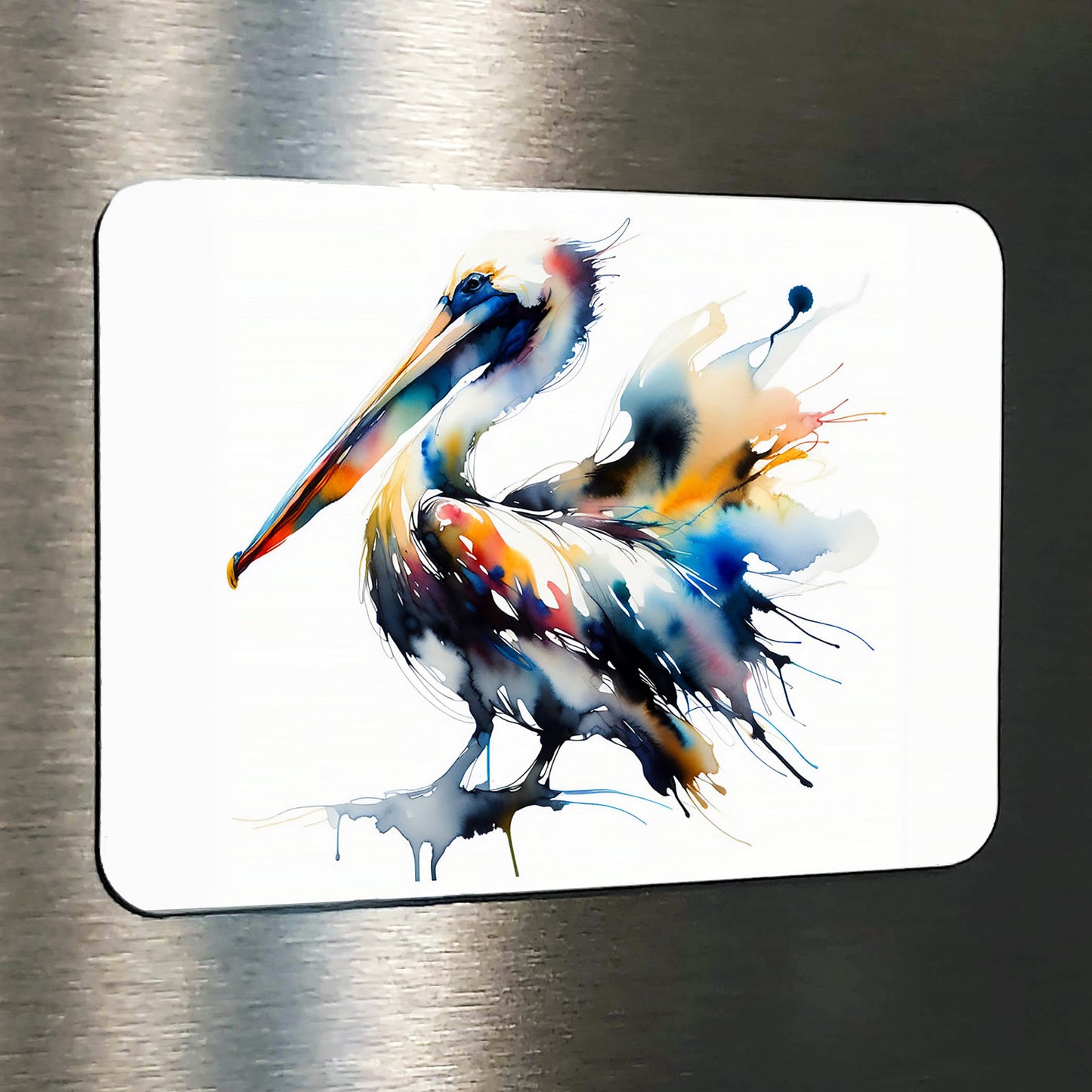 "Stu" Original Pelican Coastal Beach Art Home Decor Wall Art Print