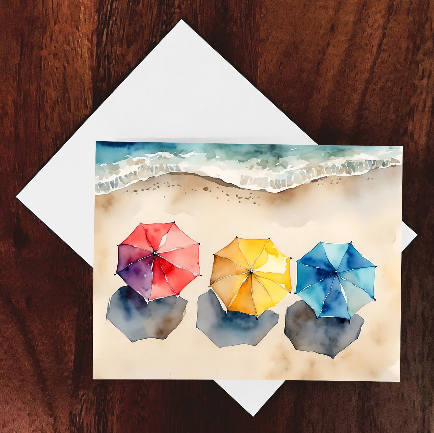 "Three Amigos" Original Whimsical Coastal Beach Art Home Decor Wall Art Print