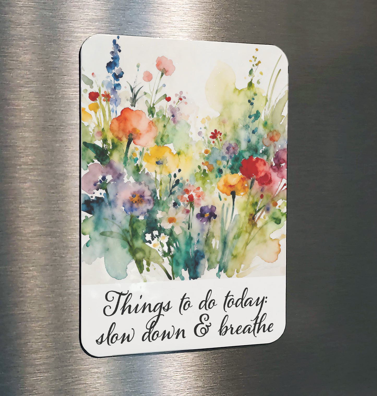 To Do Watercolor-Style Floral Art
