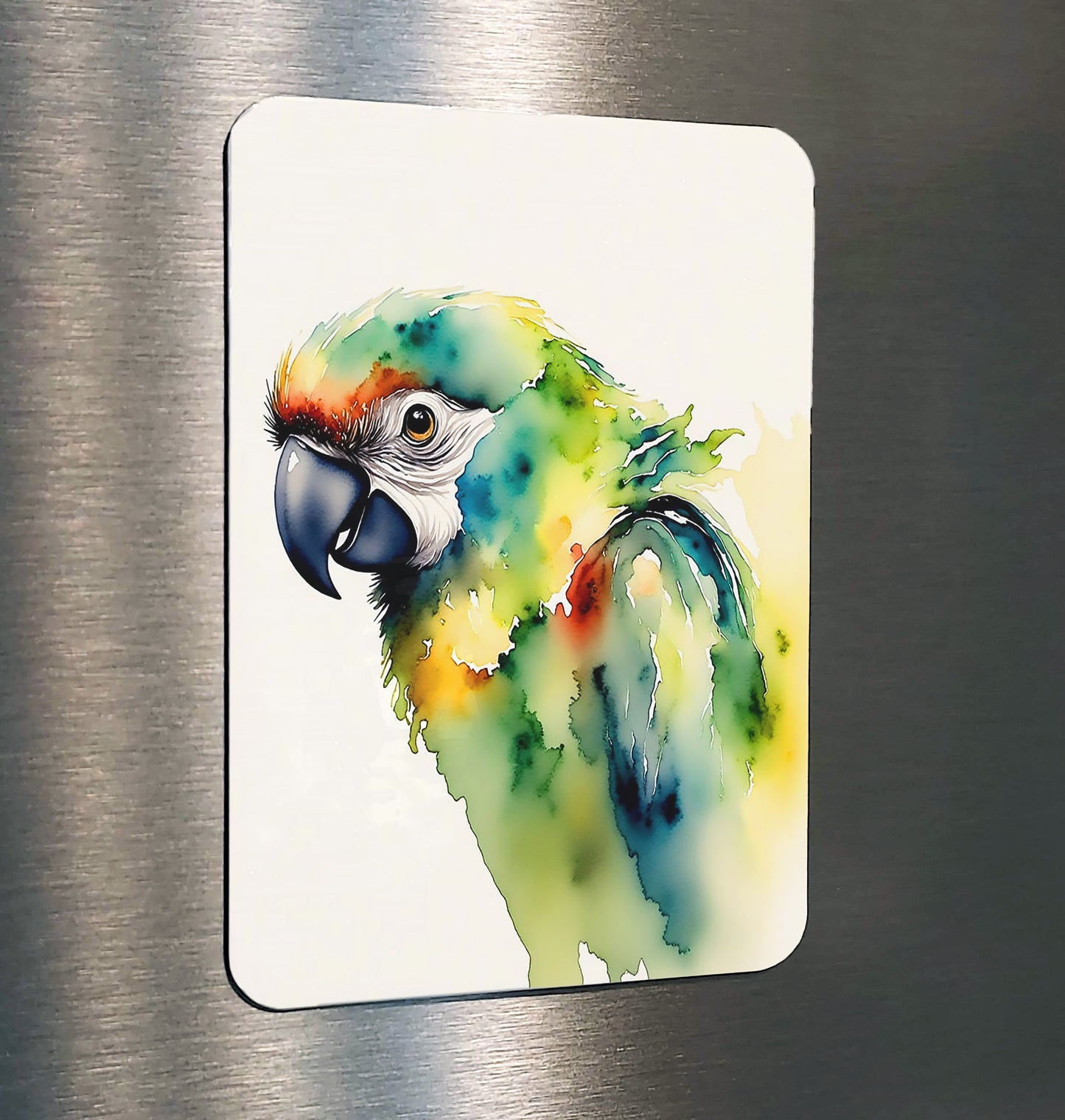 "Tropical Breeze" Original Parrot Tropical Wall Art Print Home Decor