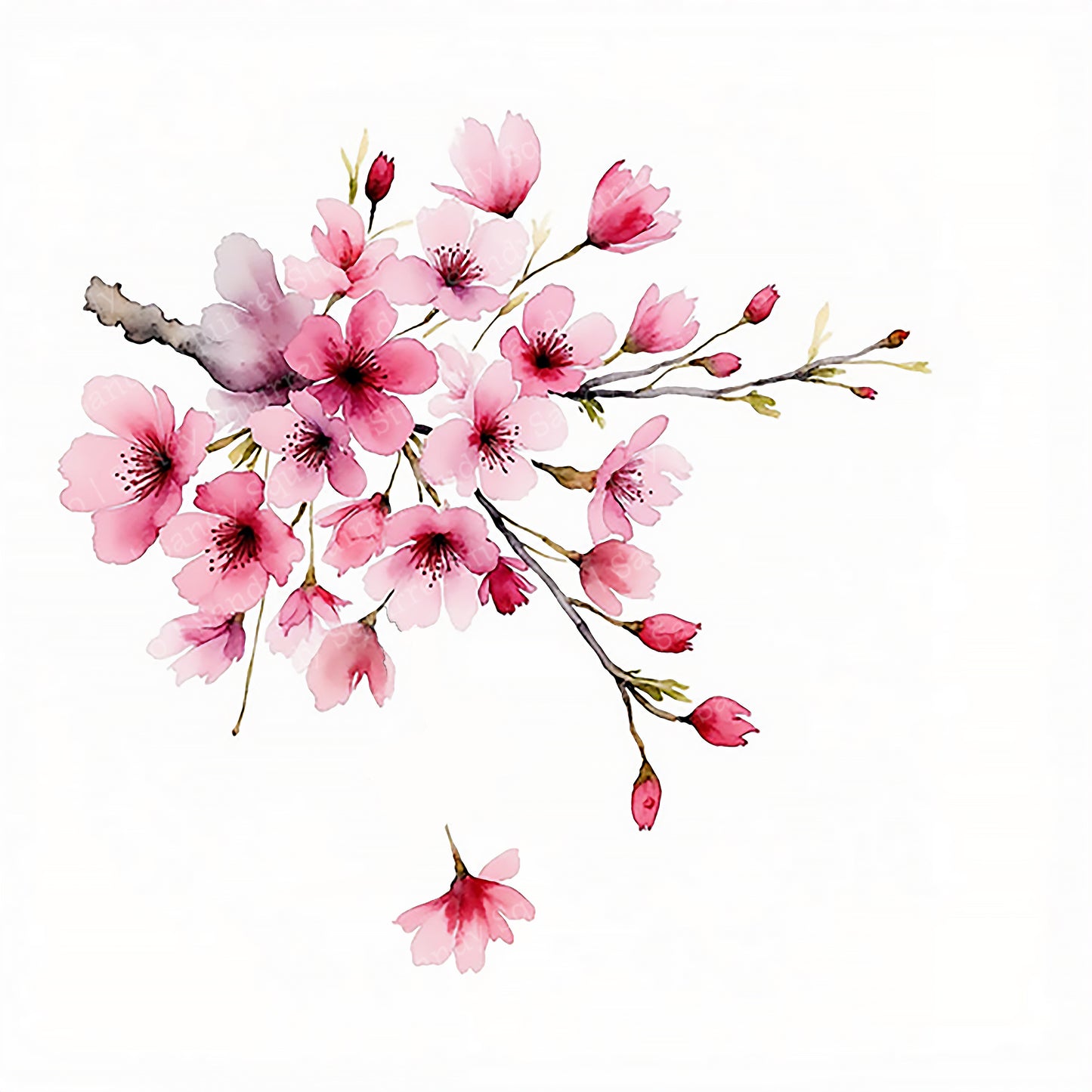 Be Still Watercolor Style Sympathy Greeting Card