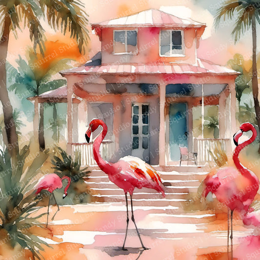 Flamingo Dawn
