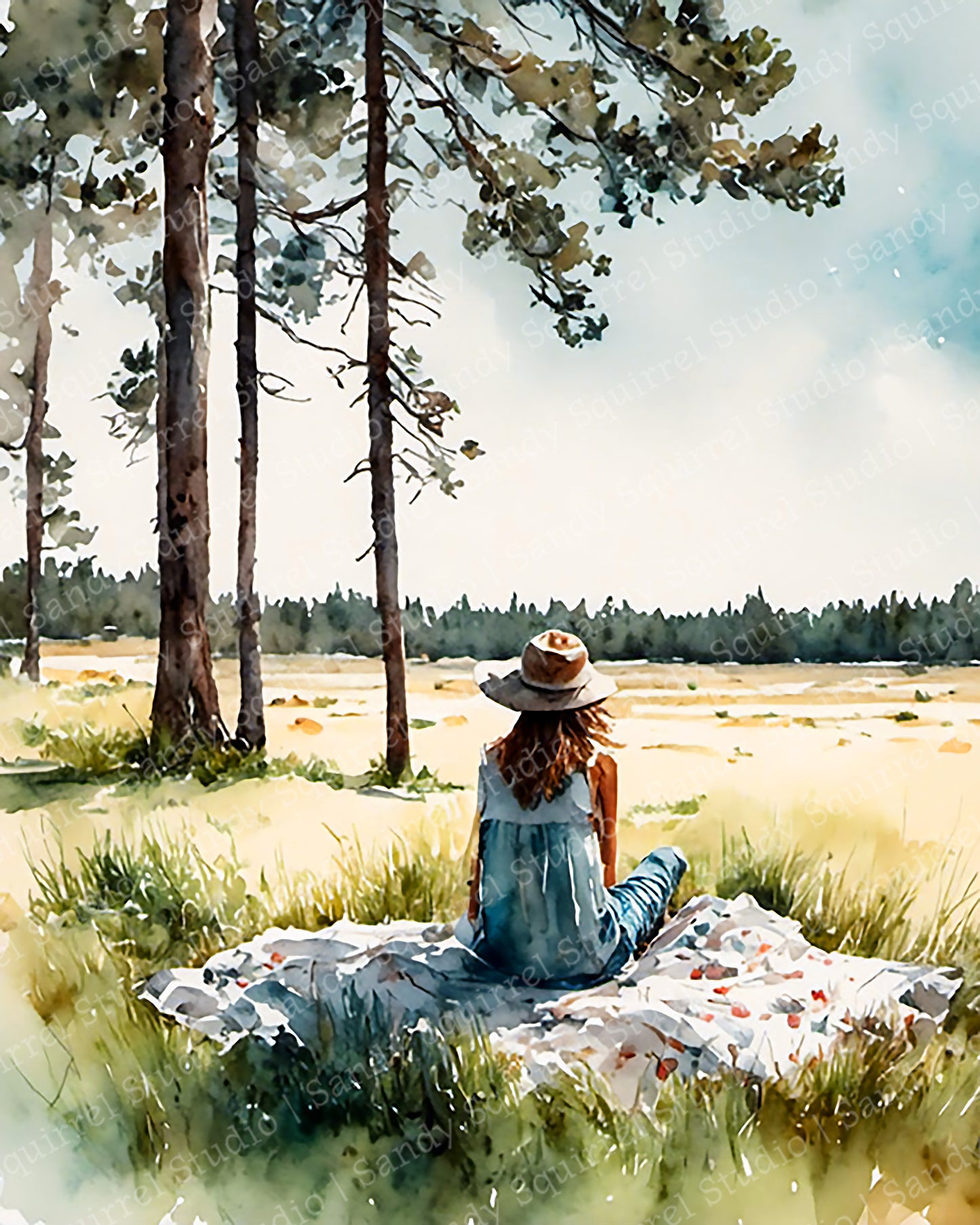 "The Other Florida" Original Florida Pines Art
