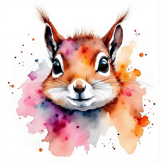 "Squirrelly" Sublimated Image Magnet