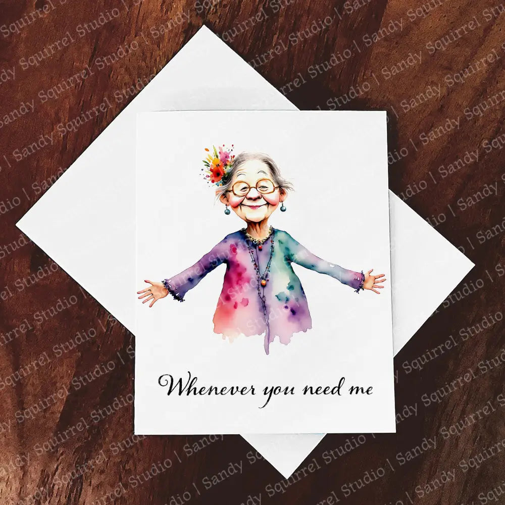 Always Watercolor Style Friend Greeting Card