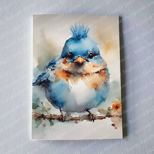 Blue ’Hawk 5X7 Greeting Card Wholesale Notecard