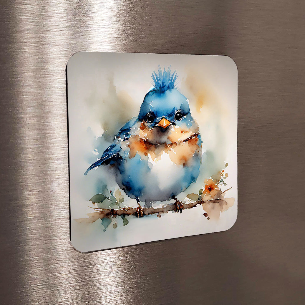 ’Blue ’Hawk’ Sublimated Image Magnet