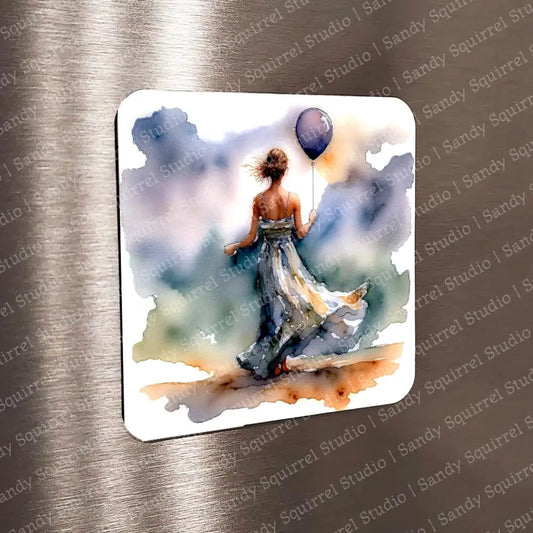 ’Colors Of Joy’ Square Sublimated Image Magnet