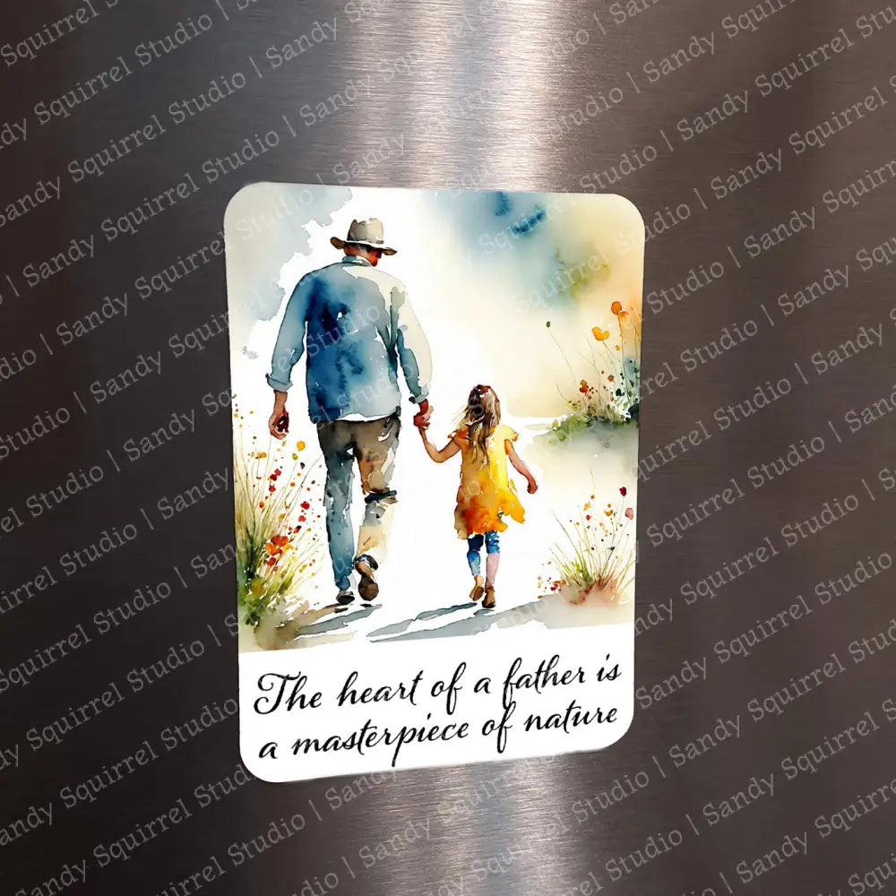 ’Daddy’s Girl’ Sublimated Image Magnet With Quote