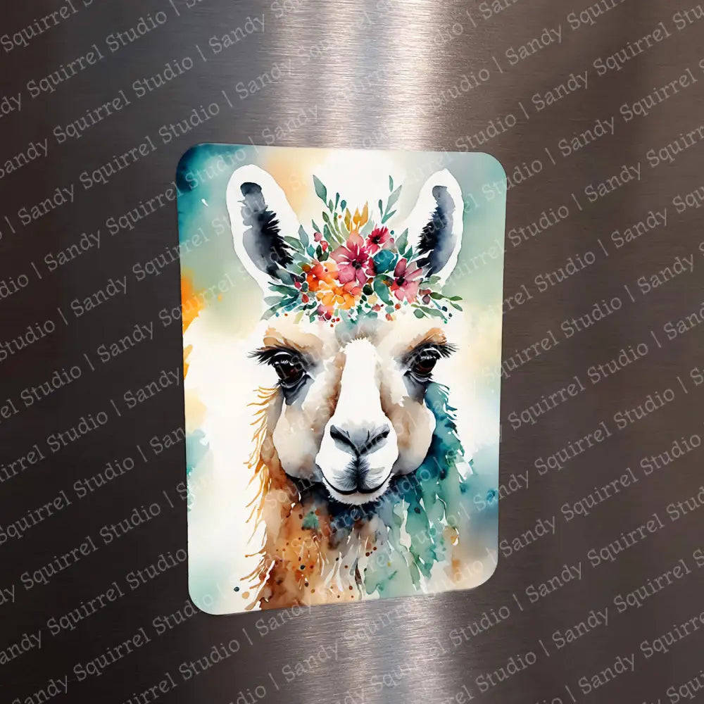 ’Floral Whimsy’ Sublimated Image Magnet