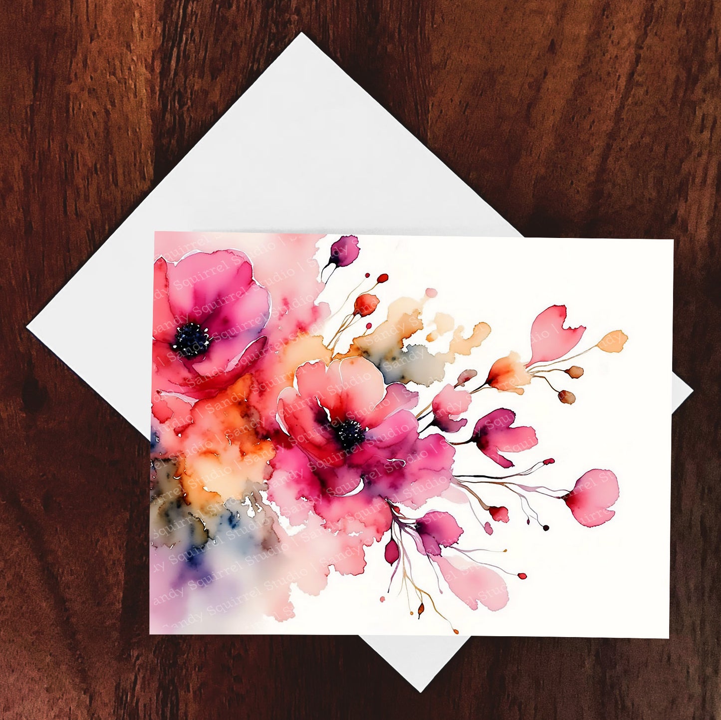 Floral Fling Watercolor Style Floral Art