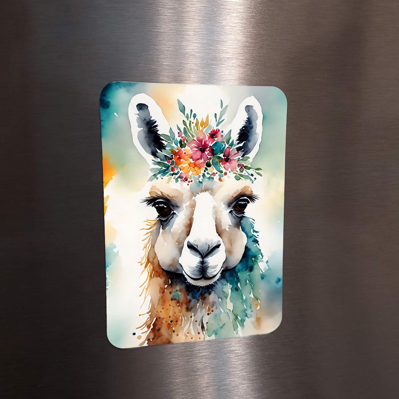 ’Floral Whimsy’ Sublimated Image Magnet