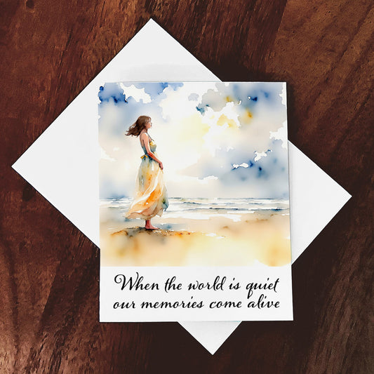 Grace Watercolor-Style Coastal Art