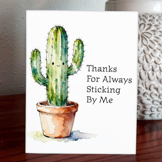 Happy Sag Watercolor Style Friendship Art