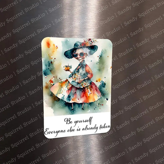 ’Life Of The Party’ Sublimated Image Magnet With Quote