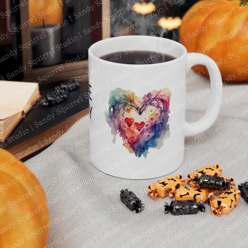 Love Pray Art Logo Ceramic Mug 11Oz