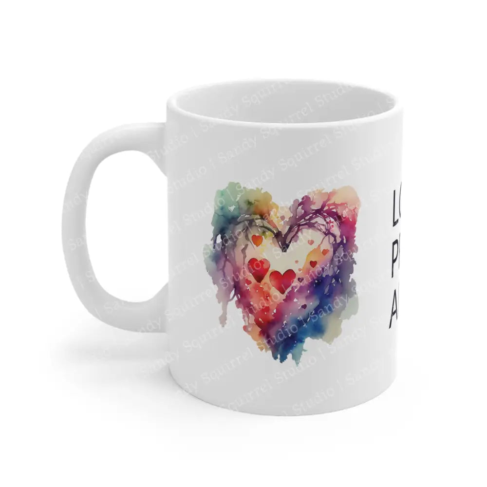 Love Pray Art Logo Ceramic Mug 11Oz