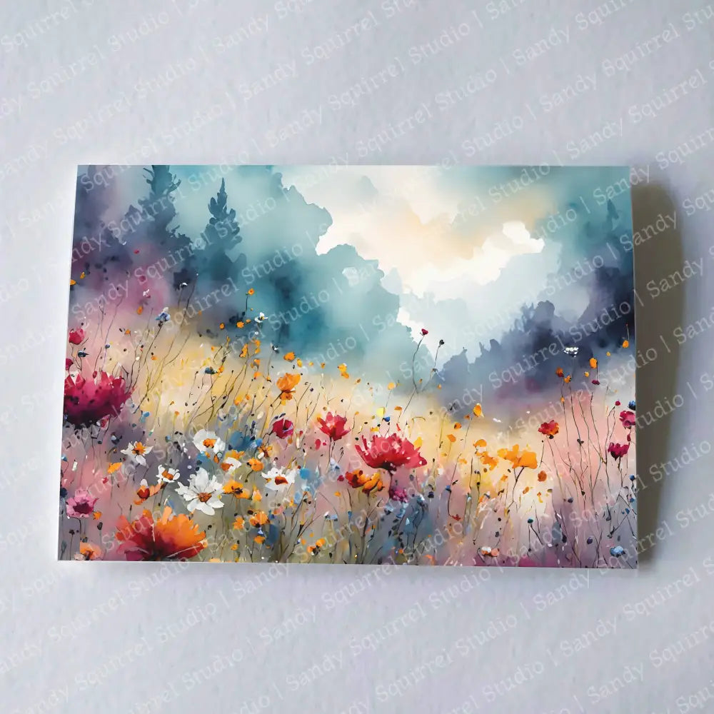 Meadow 5X7 Greeting Card Wholesale Notecard