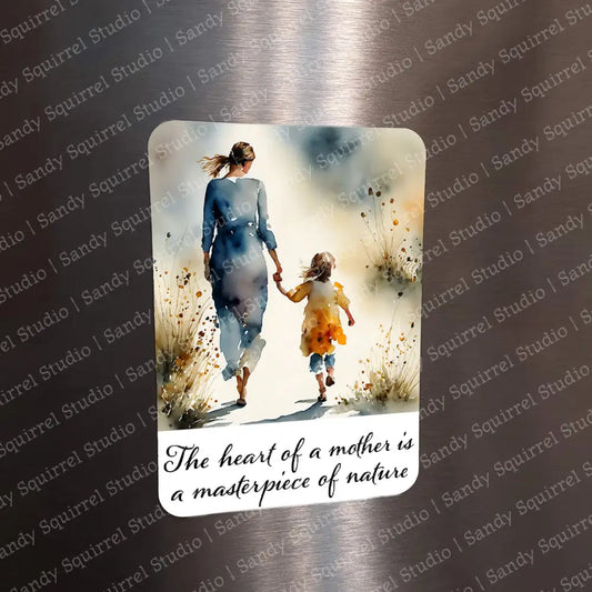 ’Path Of Love’ Sublimated Image Magnet With Quote