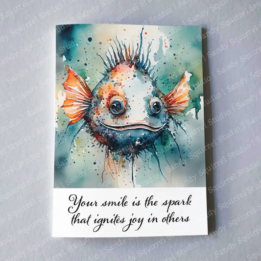 Radiant Grin Greeting Card Wholesale Notecard