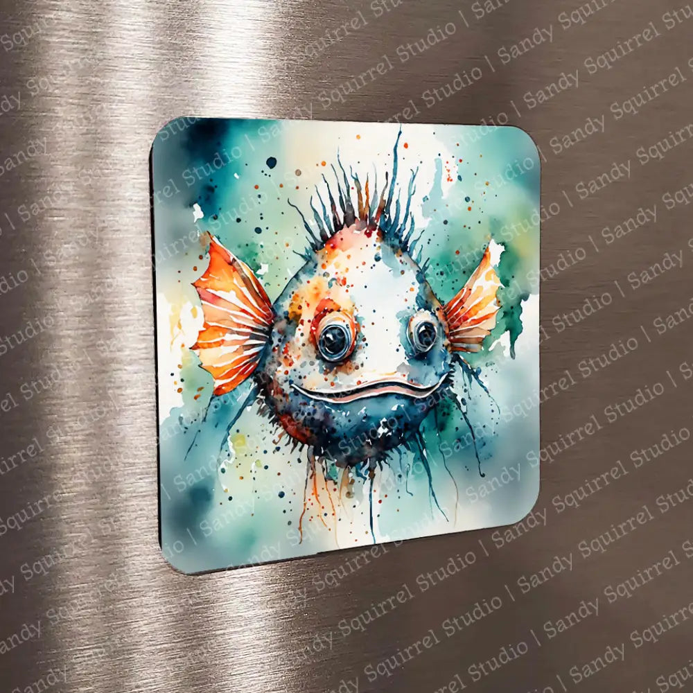 ’Radiant Grin’ Sublimated Image Magnet