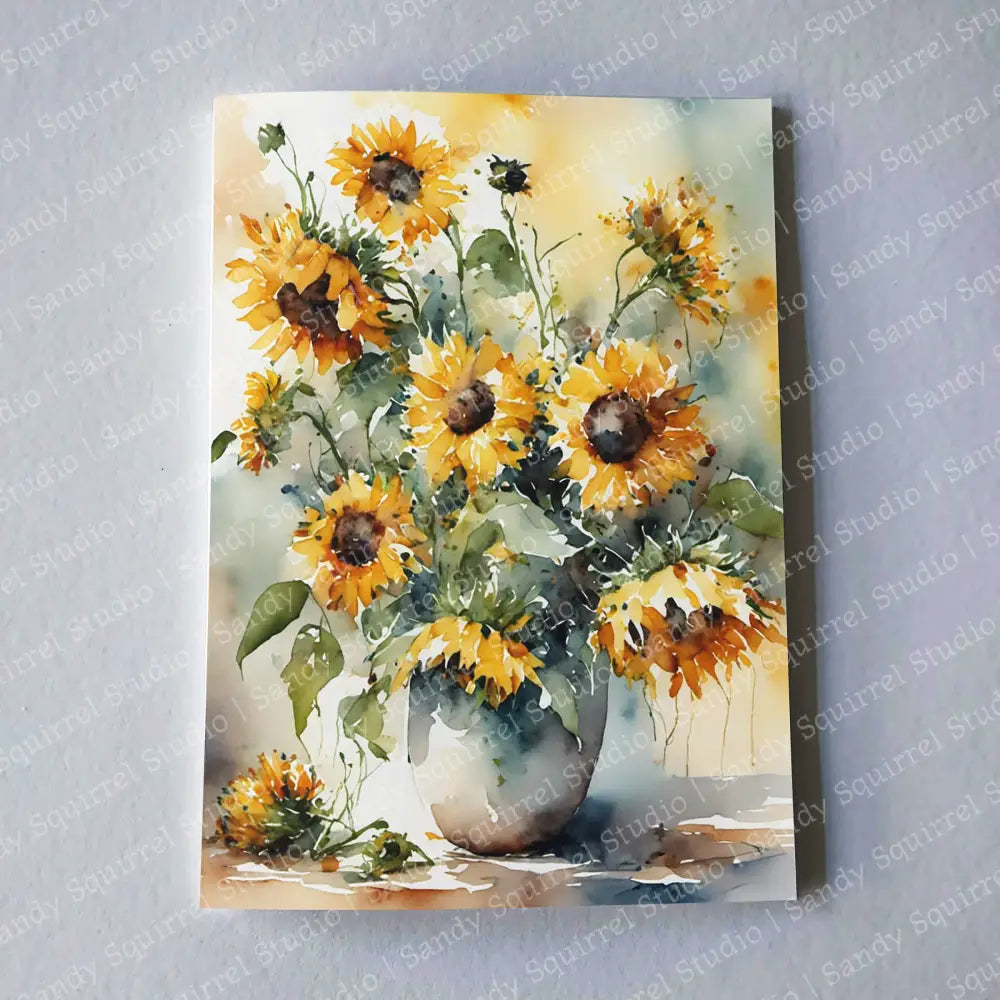 Sunny 5X7 Greeting Card Wholesale Notecard