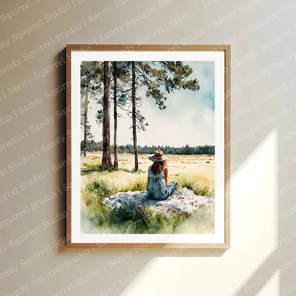 ’The Other Florida’ Original Florida Pines Art Home Decor Wall Print