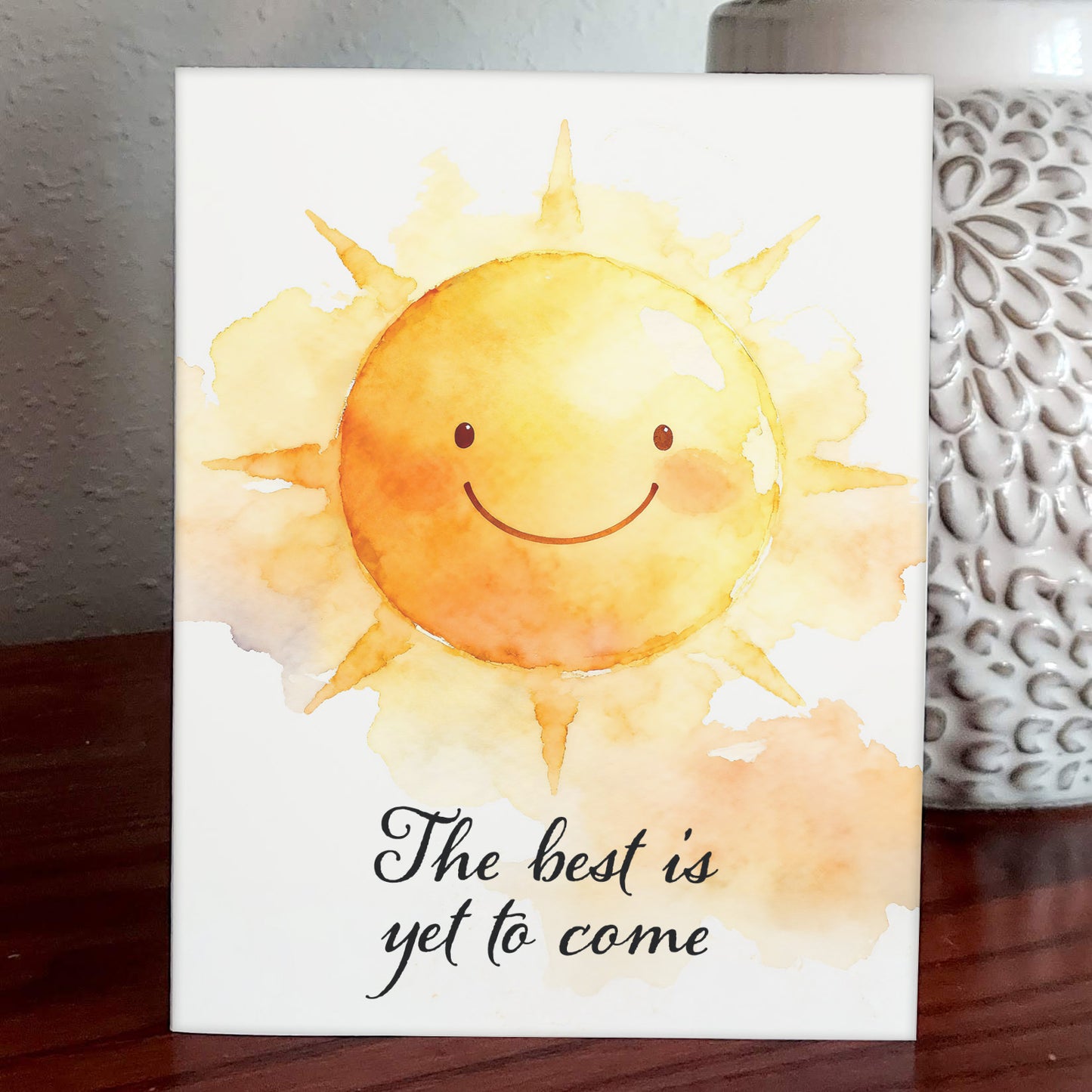The Best Watercolor Style Happy Sunshine Art