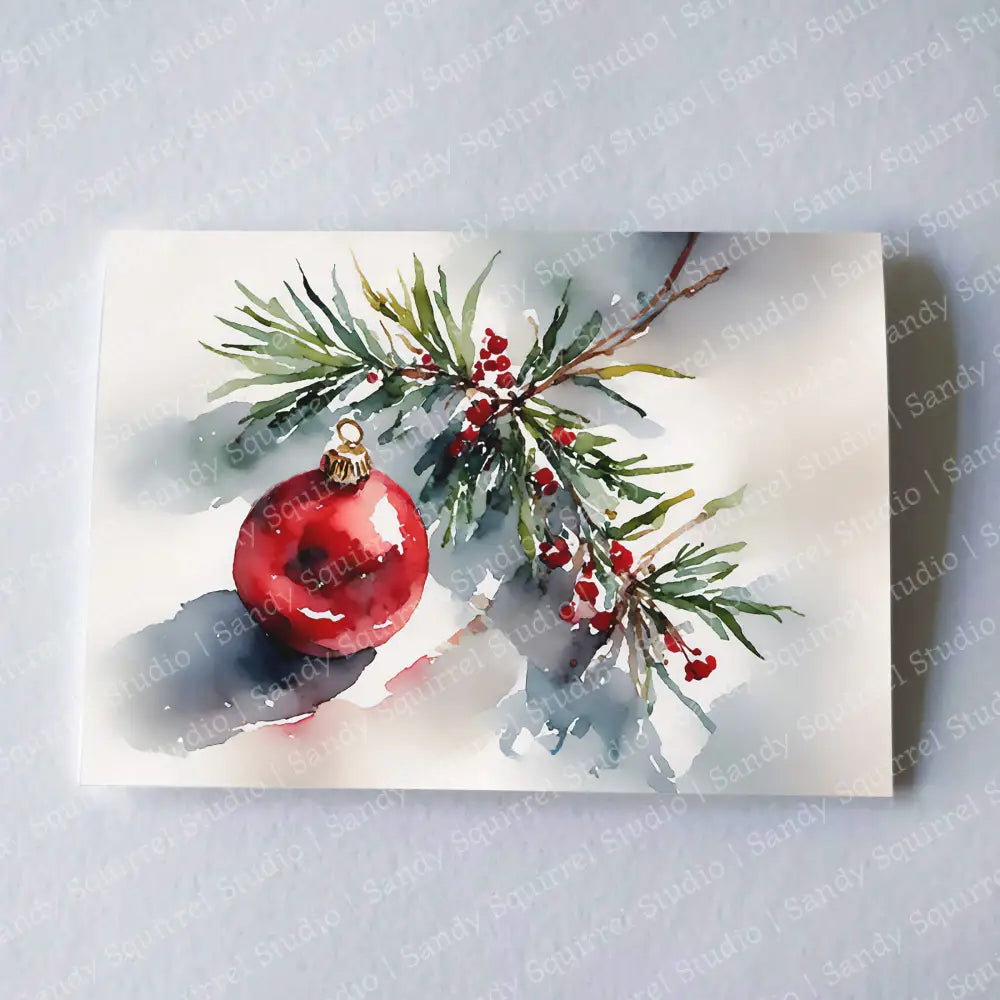 Tis The Season Christmas Card Wholesale Notecard