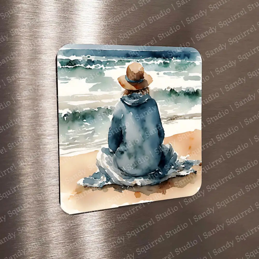 ’Waiting’ Sublimated Image Magnet