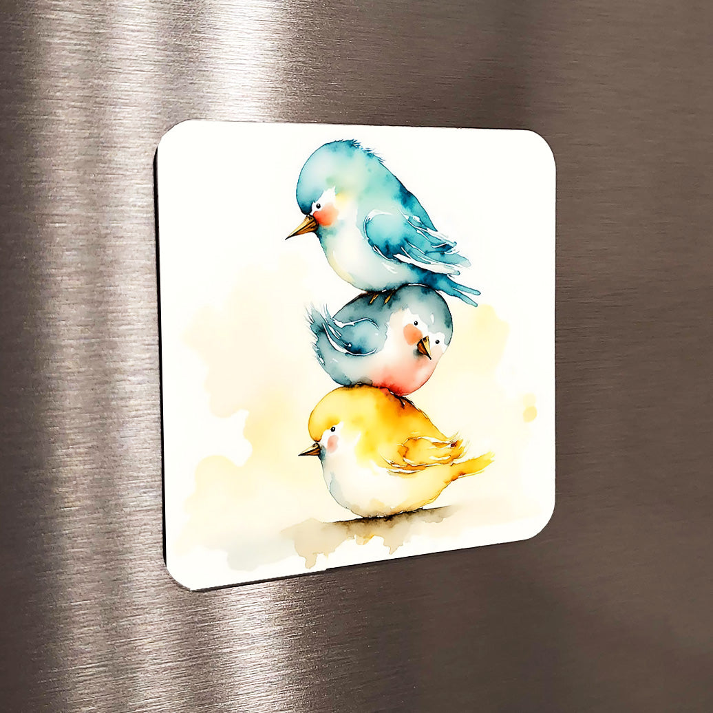 Winging It Watercolor Style Bird Art